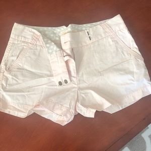 Light pink J. Crew chino shorts. Size 6